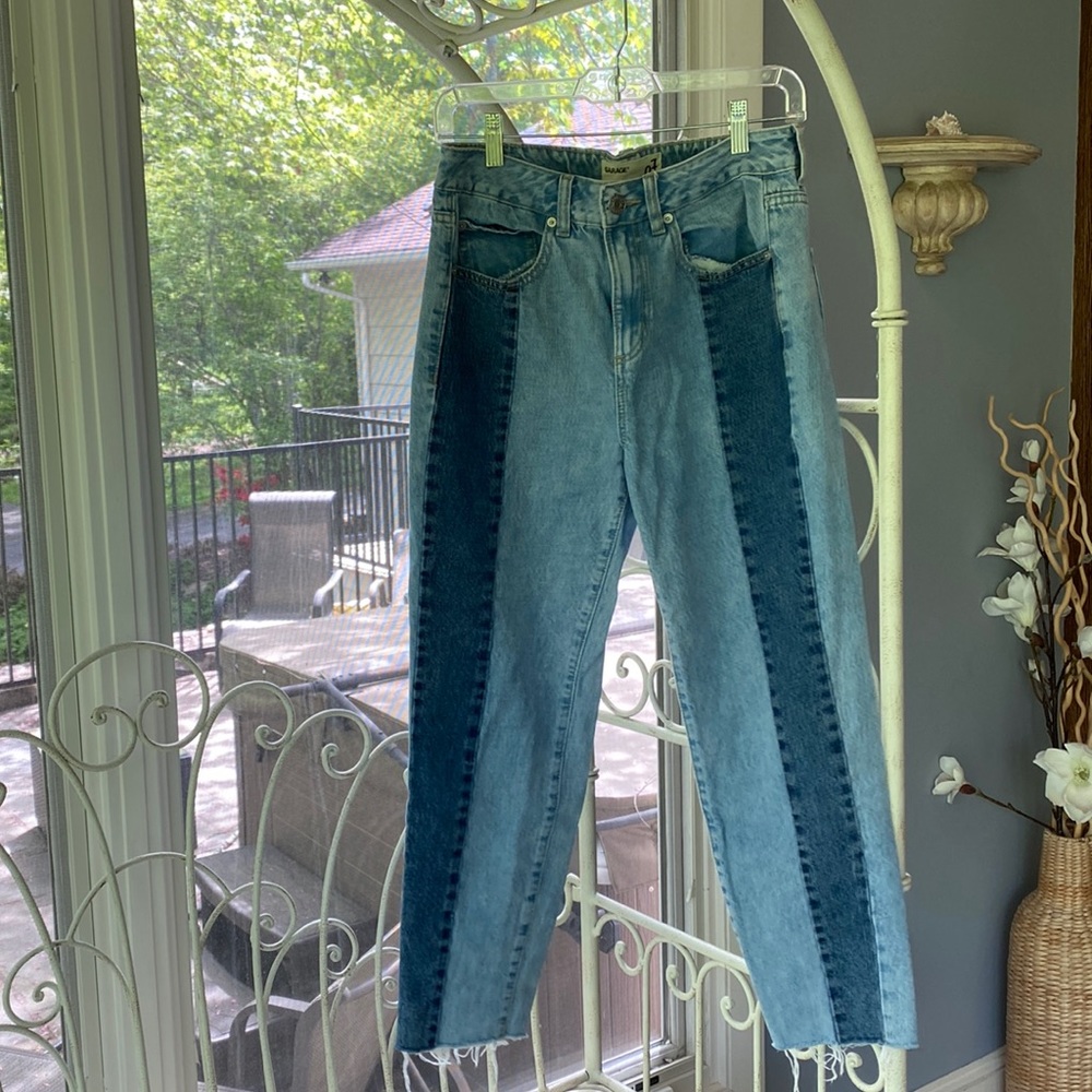 Wide leg jeans